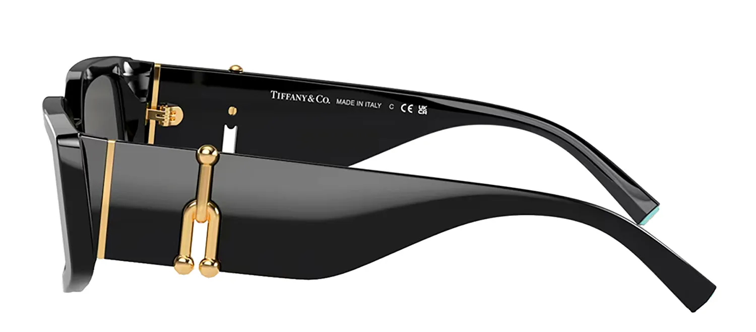 Tiffany & Co. TF 4208U 8001S4 Rectangle Plastic Black Sunglasses with Grey Lens sold by Gaffos product image thumbnail 3
