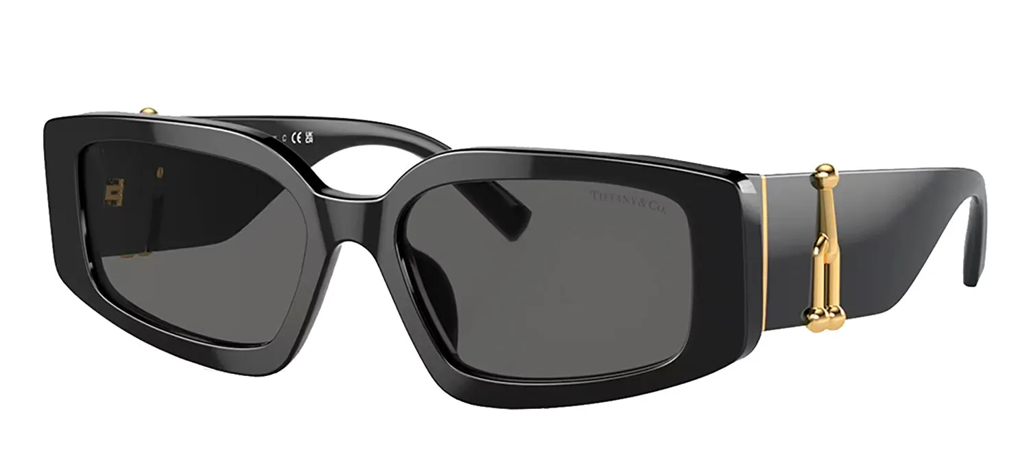 Tiffany & Co. TF 4208U 8001S4 Rectangle Plastic Black Sunglasses with Grey Lens sold by Gaffos product image thumbnail 2