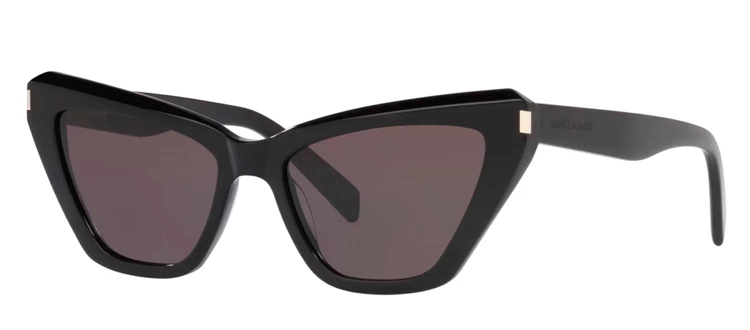 Saint Laurent SL 466S 1 Cat-Eye Plastic Black Sunglasses with Grey Lens sold by Gaffos product image thumbnail 2
