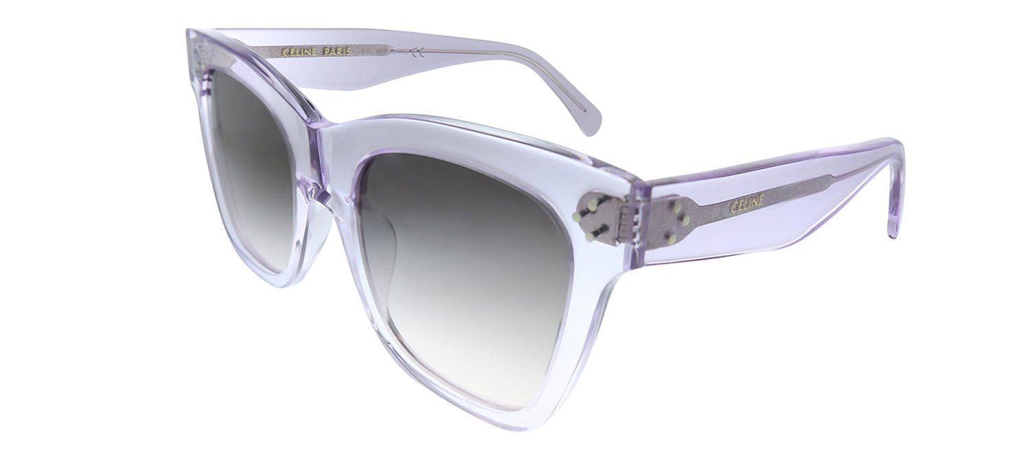 Celine CL 40183F 78F Square Plastic Purple Sunglasses with Grey Gradient Lens sold by Gaffos product image thumbnail 2