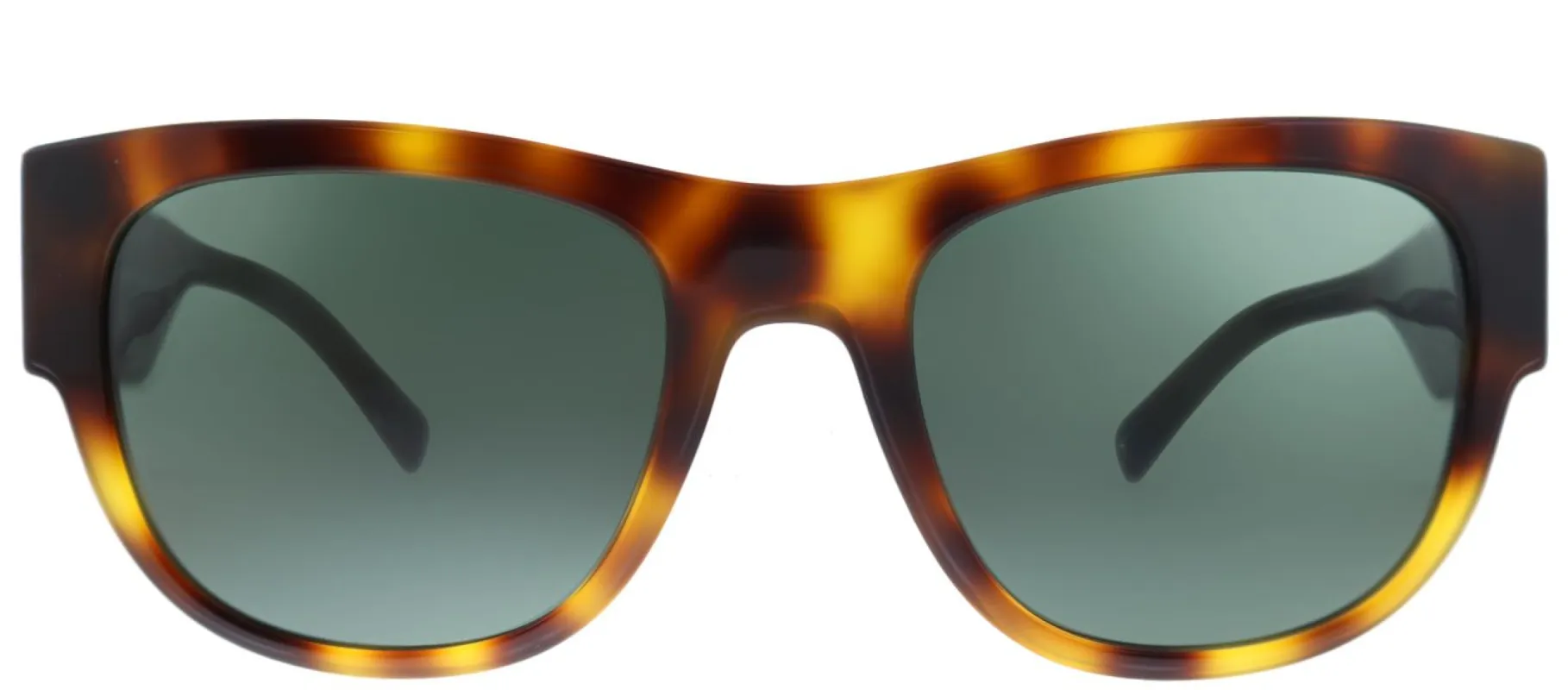 Versace VE 4359 521771 Square Plastic Tortoise/ Havana Sunglasses with Green Lens sold by Gaffos