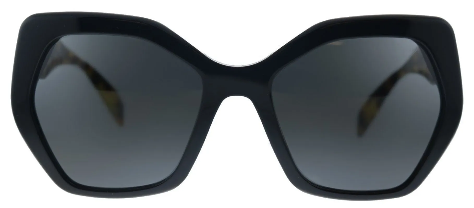 Prada Heritage PR 16RS 1AB5S0 Butterfly Plastic Black Sunglasses with Grey Lens sold by Gaffos