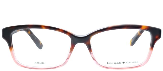Kate Spade KS Sharla W99 Rectangle Plastic Tortoise/ Havana Eyeglasses with Demo Lens sold by Gaffos