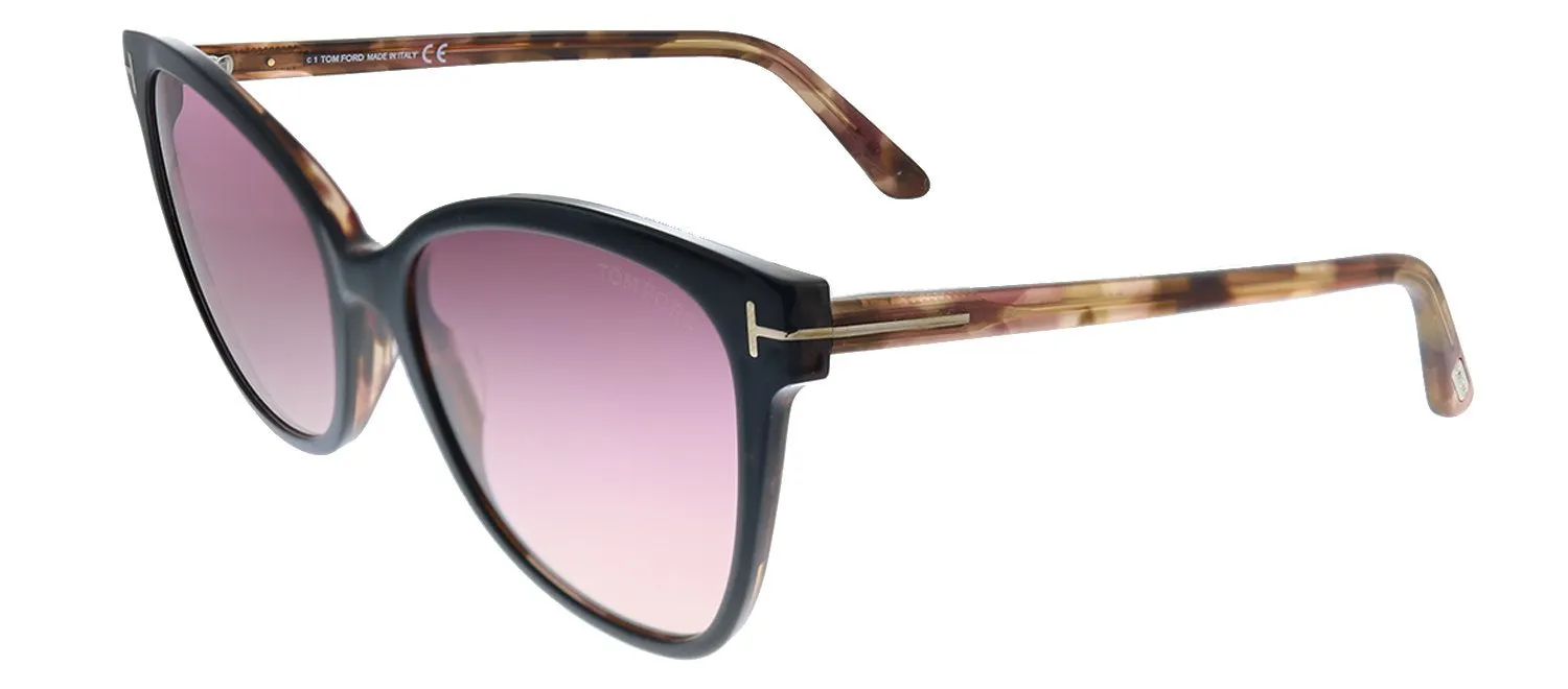 Tom Ford Ani TF 844 05T Cat-Eye Plastic Havana Sunglasses with Pink Gradient Lens sold by Gaffos product image thumbnail 2