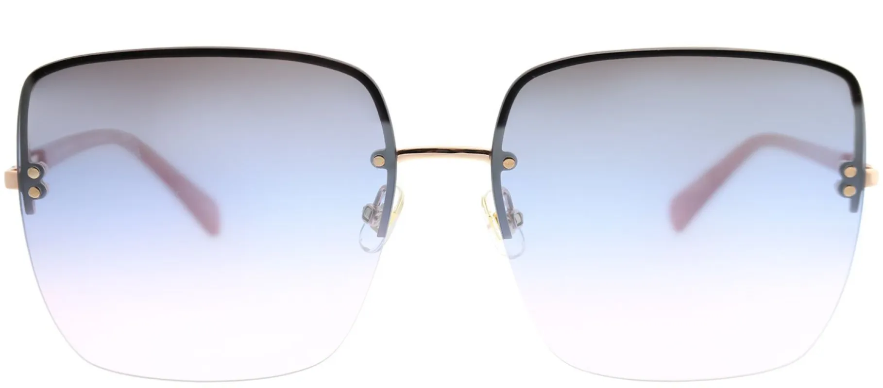 Kate Spade KS Janay 35J QT Square Metal Gold Sunglasses with Pink Gradient Lens sold by Gaffos