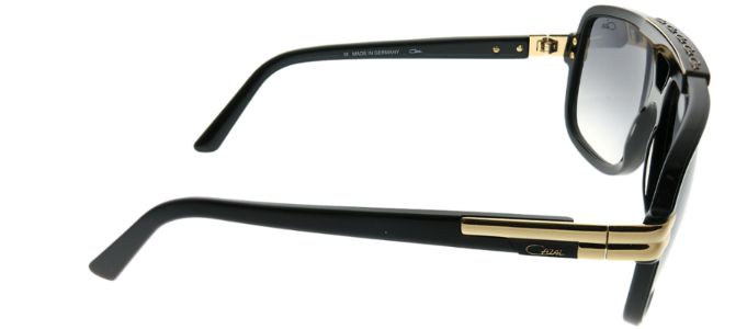 Cazal Cazal 8037 001 Aviator Plastic Black Sunglasses with Grey Gradient Lens sold by Gaffos