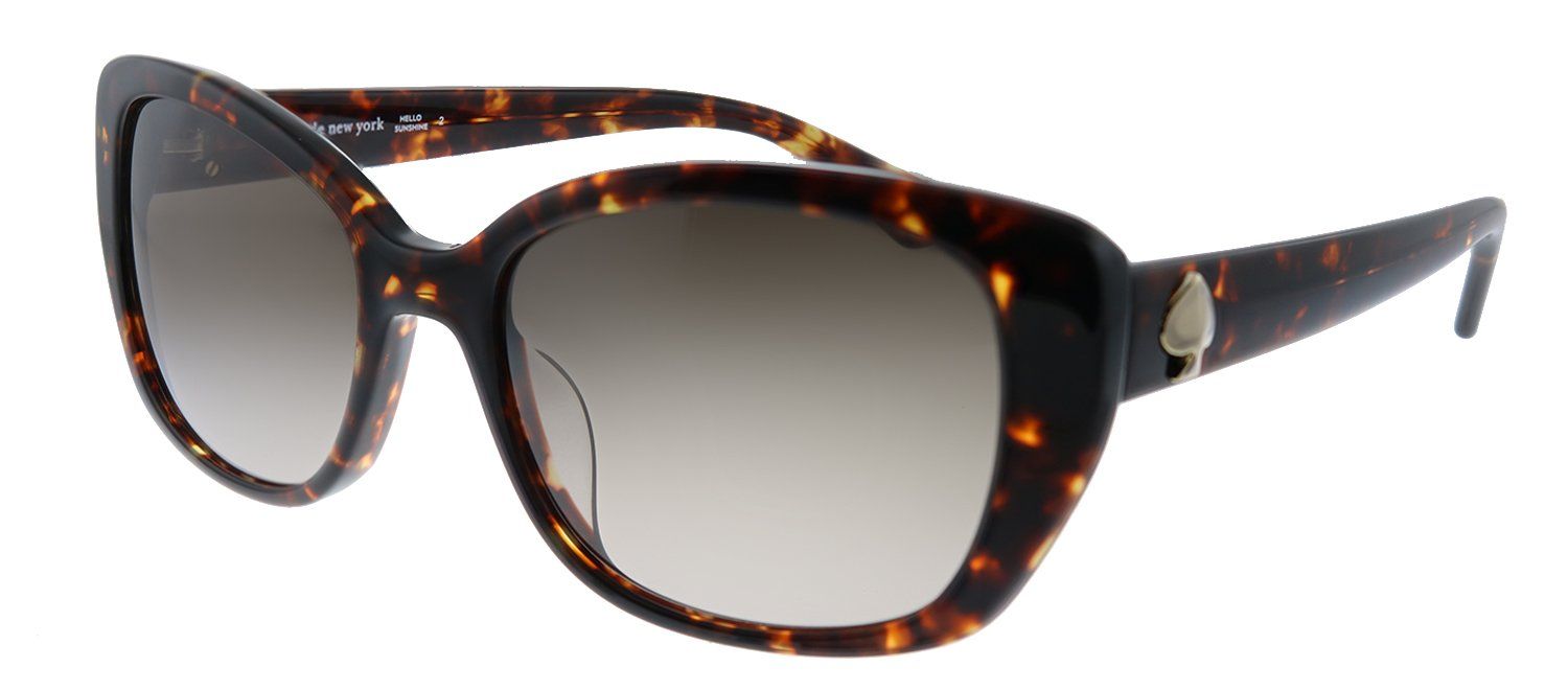 Kate Spade KS KENZIE/G/S 086 HA Square Plastic Dark Havana Sunglasses with Brown Gradient Lens sold by Gaffos product image thumbnail 2
