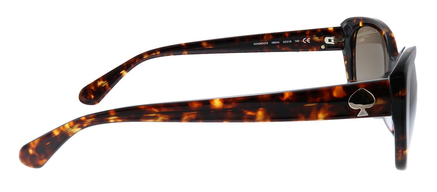 Kate Spade KS KENZIE/G/S 086 HA Square Plastic Dark Havana Sunglasses with Brown Gradient Lens sold by Gaffos product image thumbnail 3