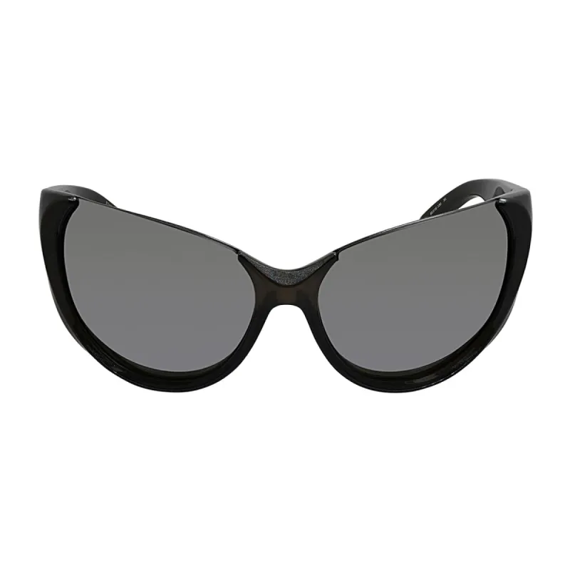 Balenciaga BB 0201S 007 Butterfly Plastic Silver Sunglasses with Silver Lens sold by Gaffos
