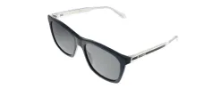 Gucci GG 0558S 002 Square Acetate Black Sunglasses with Grey Lens sold by Gaffos
