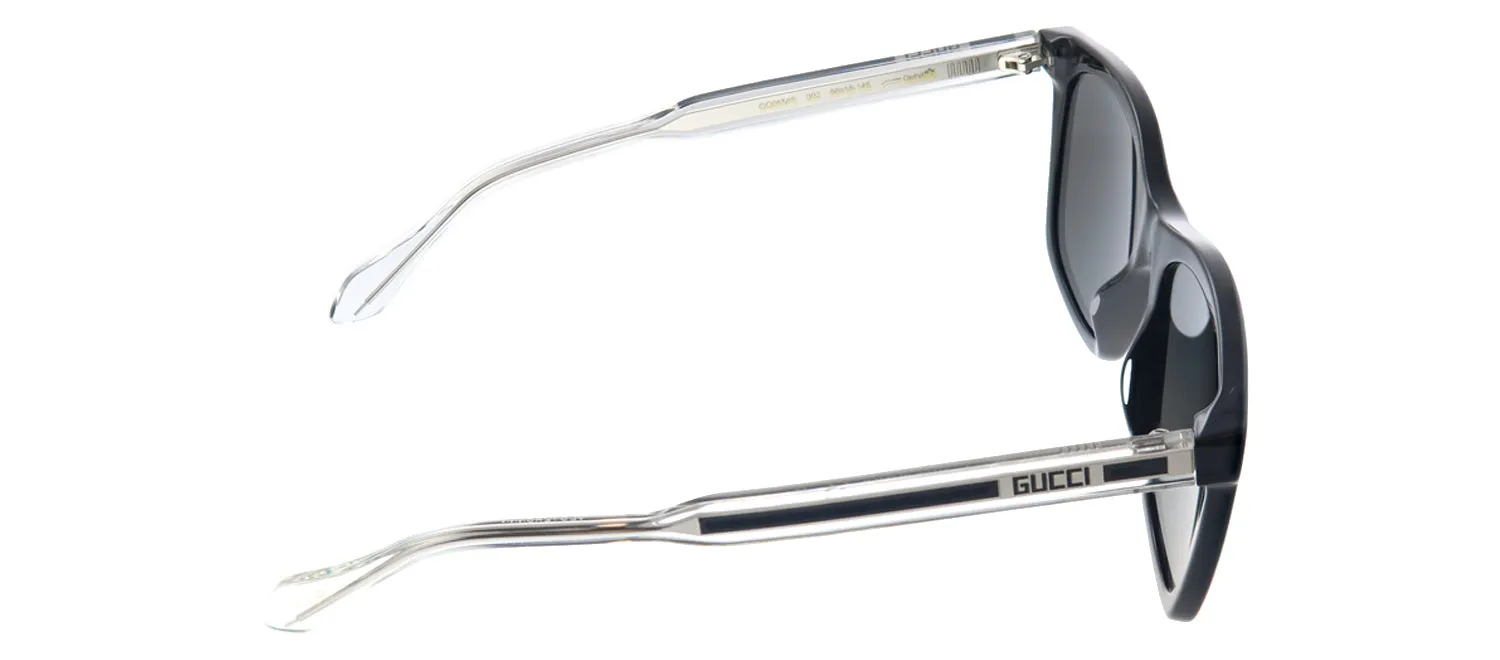 Gucci GG 0558S 002 Square Acetate Black Sunglasses with Grey Lens sold by Gaffos product image thumbnail 3