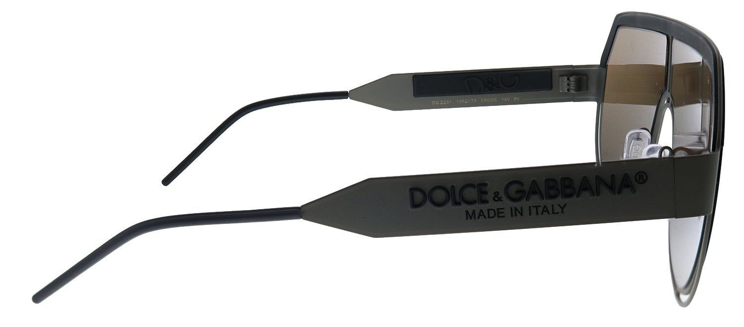 Dolce & Gabbana DG 2231 135273 Aviator Metal Bronze Sunglasses with Brown Lens sold by Gaffos product image thumbnail 3