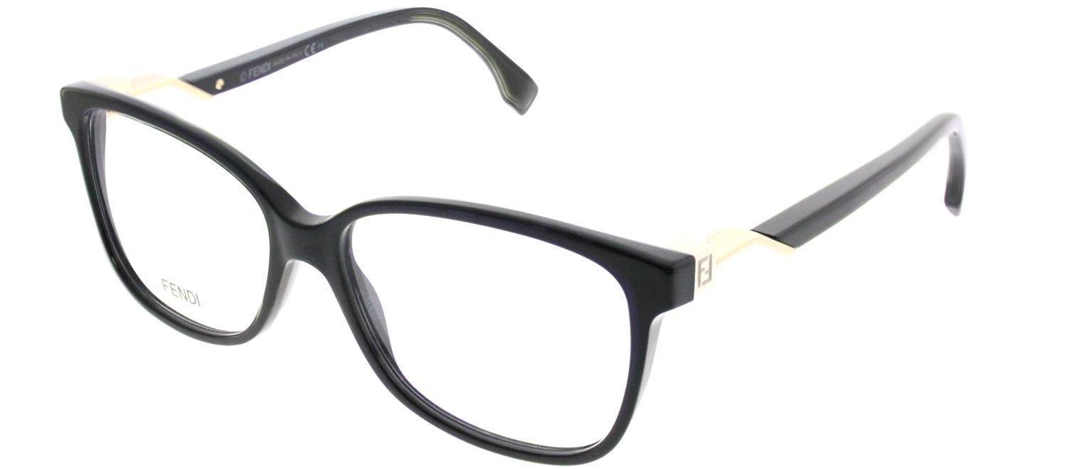 Fendi FF 0232 807 Rectangle Plastic Black Eyeglasses with Demo Lens sold by Gaffos product image thumbnail 2