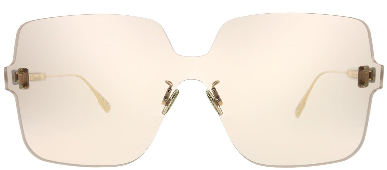 Dior CD ColorQuake1 FWM VC Square Plastic Brown Sunglasses with Light Brown Lens sold by Gaffos