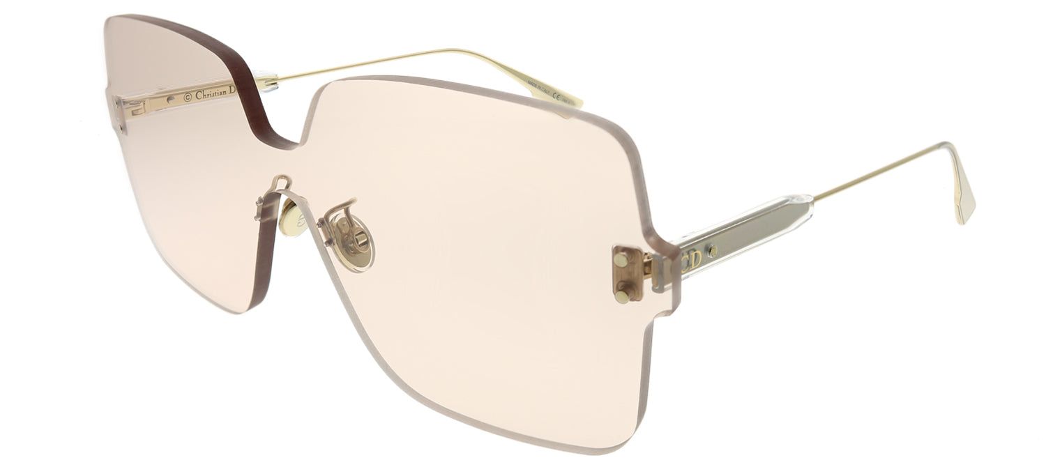Dior CD ColorQuake1 FWM VC Square Plastic Brown Sunglasses with Light Brown Lens sold by Gaffos product image thumbnail 2