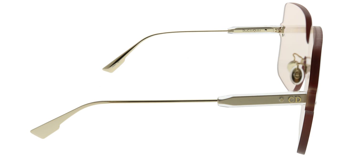 Dior CD ColorQuake1 FWM VC Square Plastic Brown Sunglasses with Light Brown Lens sold by Gaffos product image thumbnail 3