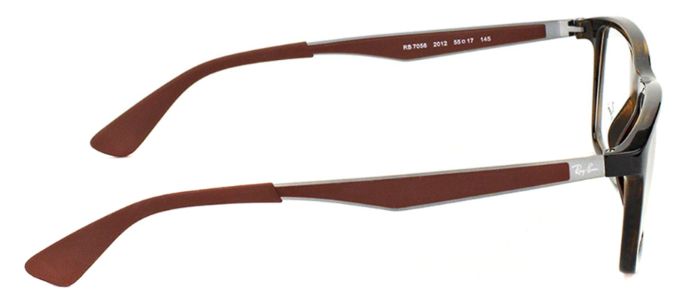 Ray-Ban RX 7056 2012 Rectangle Plastic Tortoise/ Havana Eyeglasses with Demo Lens sold by Gaffos