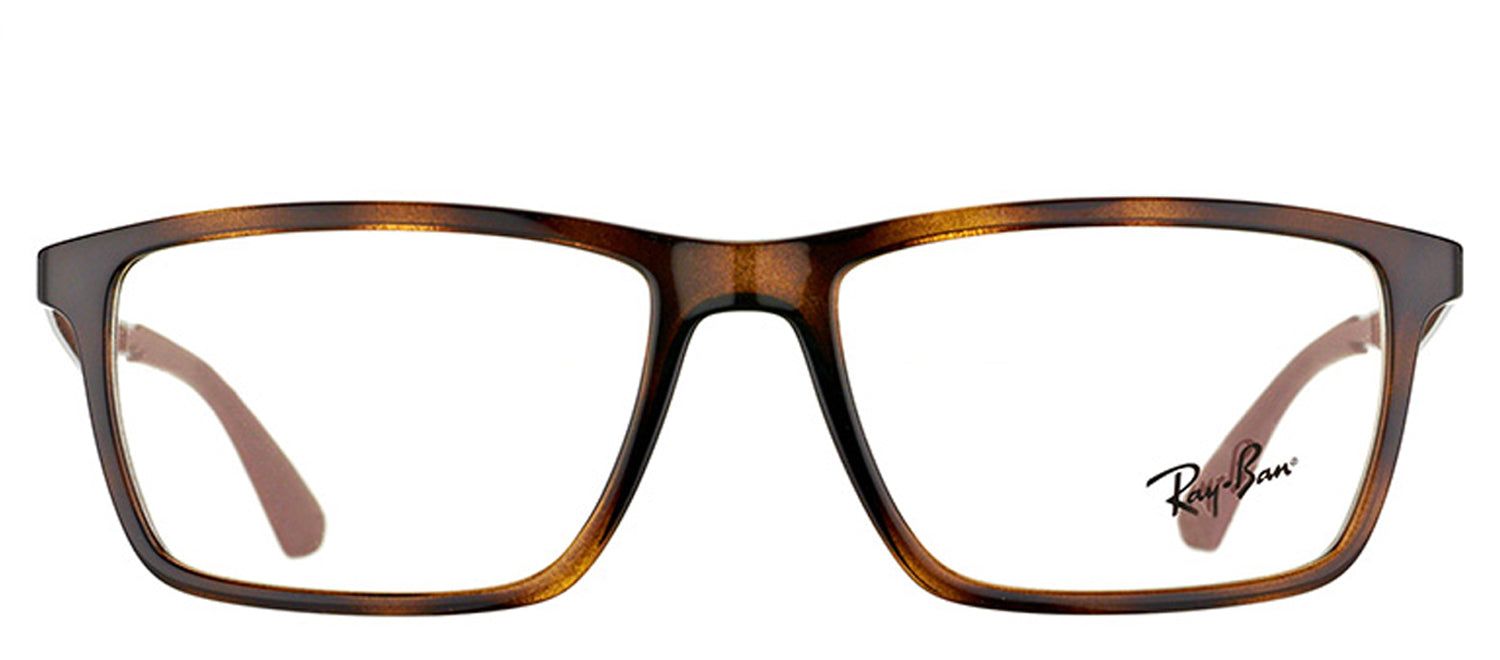 Ray-Ban RX 7056 2012 Rectangle Plastic Tortoise/ Havana Eyeglasses with Demo Lens sold by Gaffos