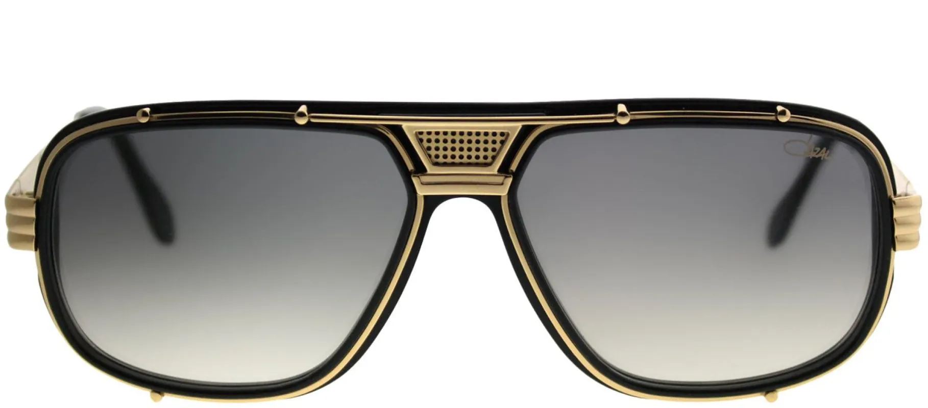 Cazal Cazal 665 001SG Aviator Plastic Black Sunglasses with Grey Gradient Lens sold by Gaffos
