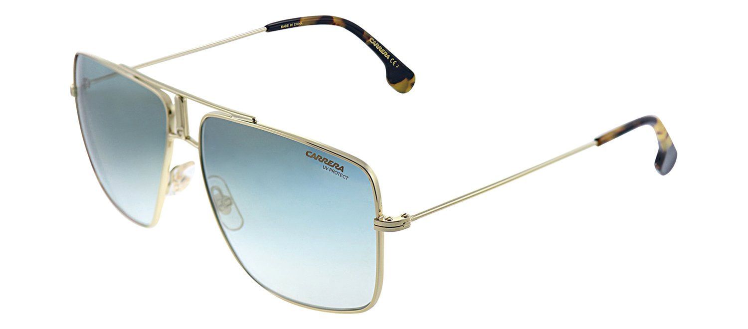 Carrera CA Carrera1006 06J Rectangle Metal Gold Sunglasses with Grey Mirror Lens sold by Gaffos product image thumbnail 2