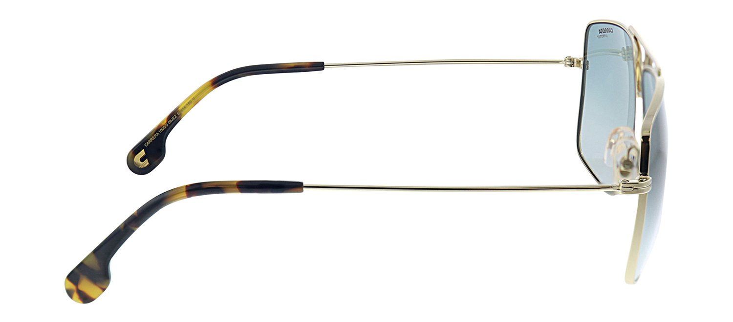 Carrera CA Carrera1006 06J Rectangle Metal Gold Sunglasses with Grey Mirror Lens sold by Gaffos product image thumbnail 3