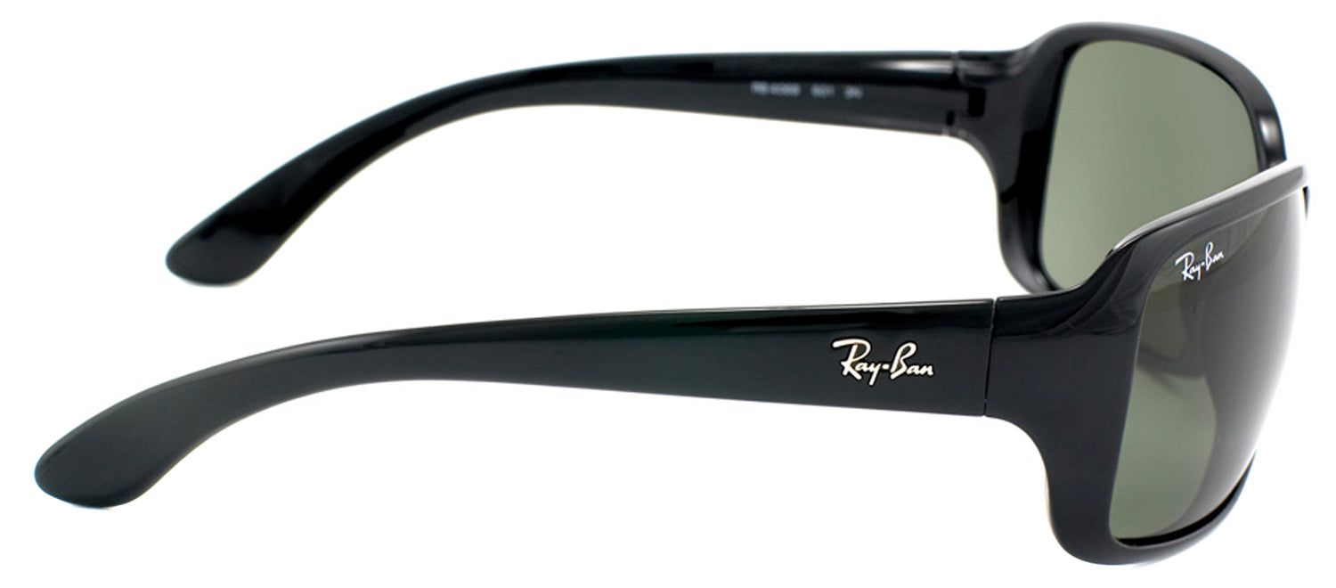 Ray-Ban RB 4068 601 Rectangle Plastic Black Sunglasses with Green Lens sold by Gaffos product image thumbnail 2