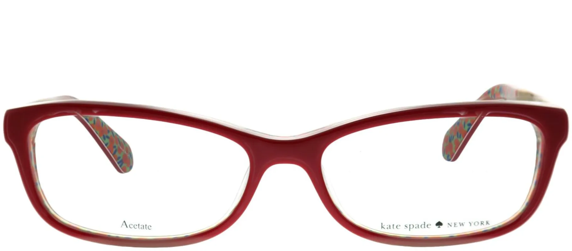 Kate Spade KS Jessalyn XSU Rectangular Plastic Burgundy/ Red Eyeglasses with Demo Lens sold by Gaffos