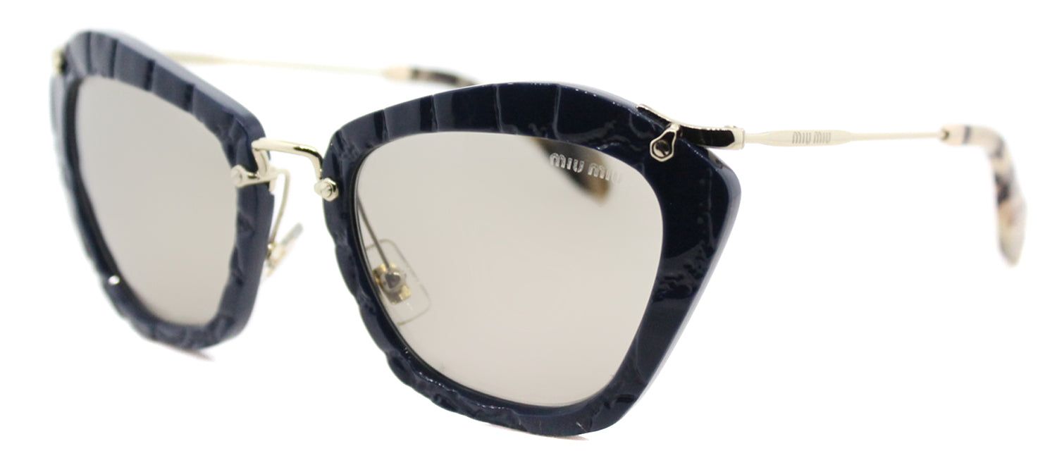 Miu Miu Noir MU 10NS USZ5J2 Fashion Plastic Blue Sunglasses with Light Brown Lens sold by Gaffos product image thumbnail 2