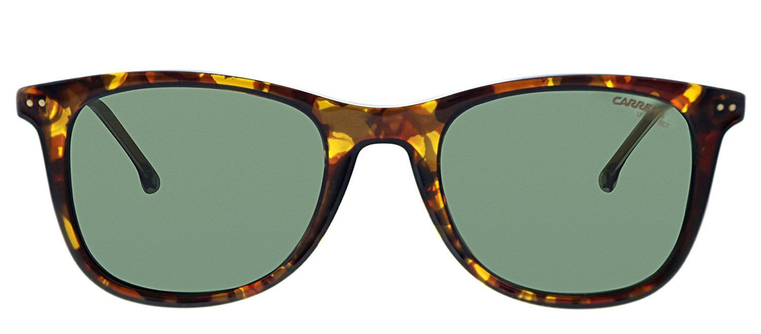 Carrera CA Carrera197 086 Rectangle Plastic Dark Havana Sunglasses with Green Lens sold by Gaffos