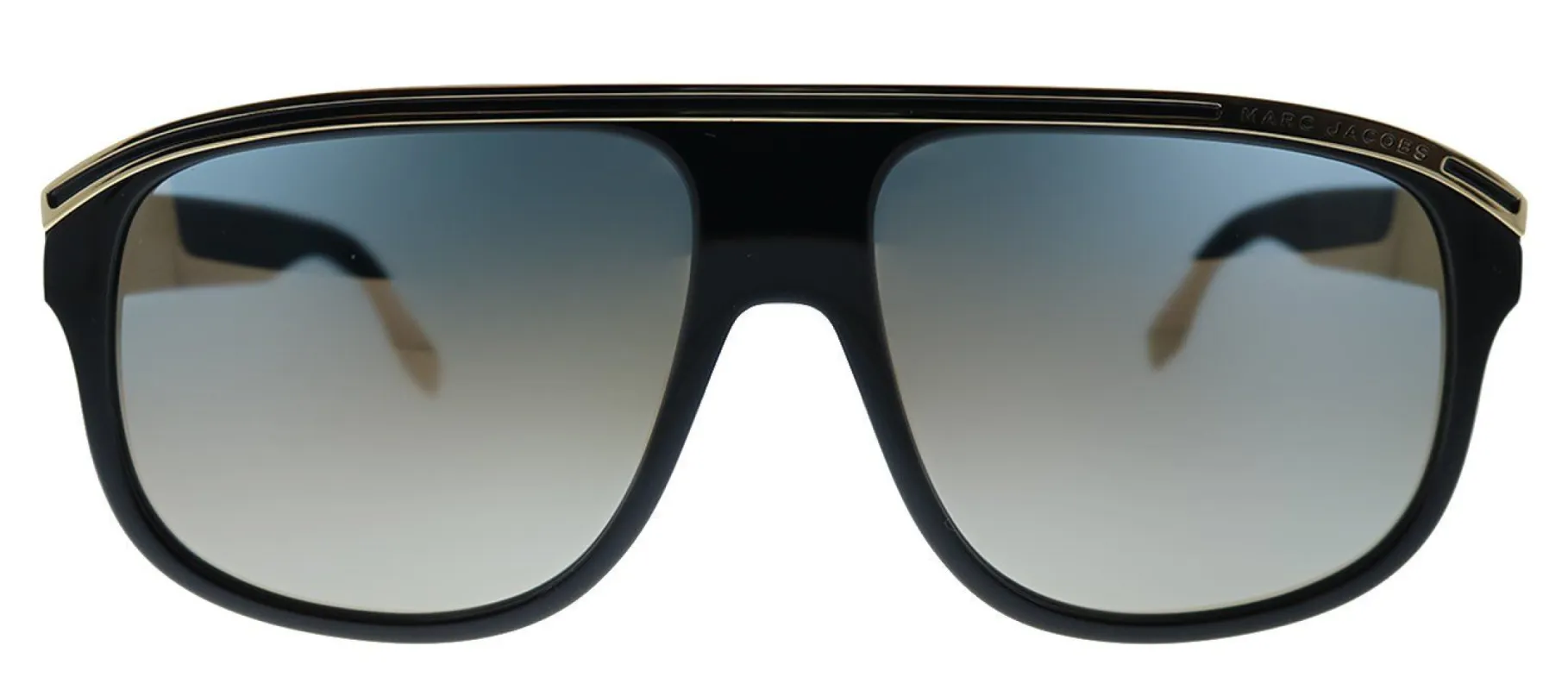 Marc Jacobs MARC 388/S 807 JO Aviator Plastic Black Sunglasses with Gold Mirror Lens sold by Gaffos