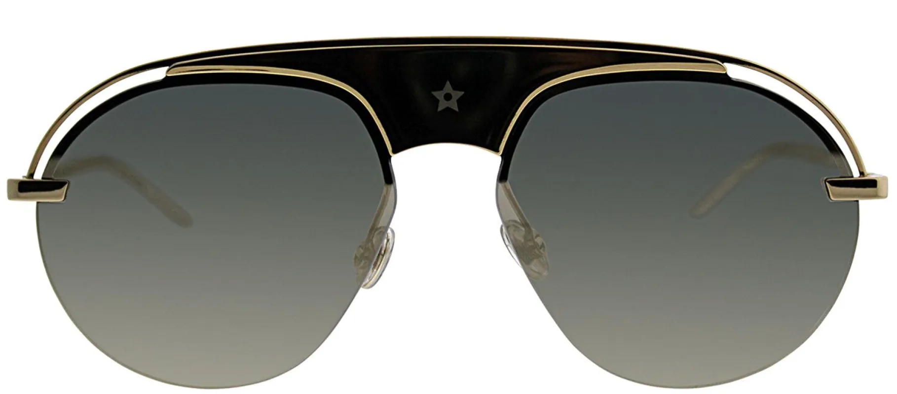 Dior CD Revolution2 J5G Aviator Metal Gold Sunglasses with Gold Mirror Lens sold by Gaffos