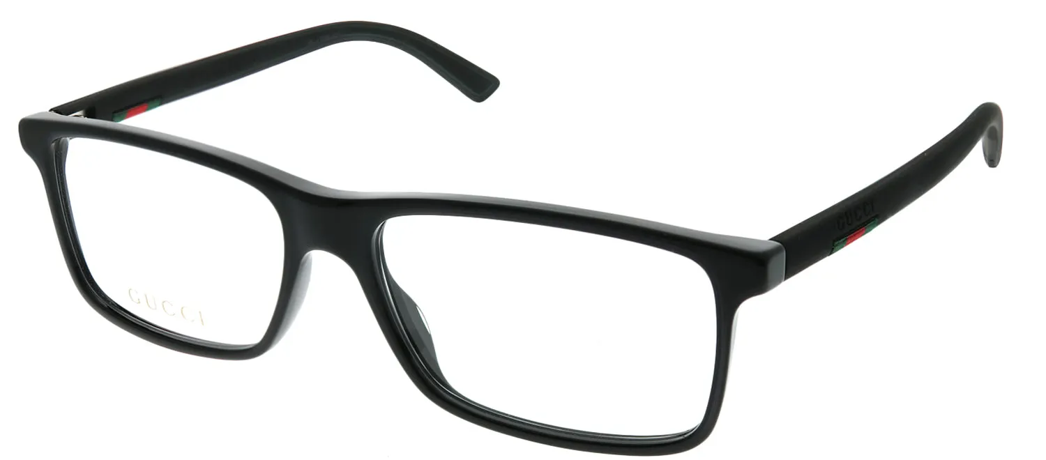 Gucci GG 0424O 001 Rectangle Acetate Black Eyeglasses with Demo Lens sold by Gaffos product image thumbnail 2