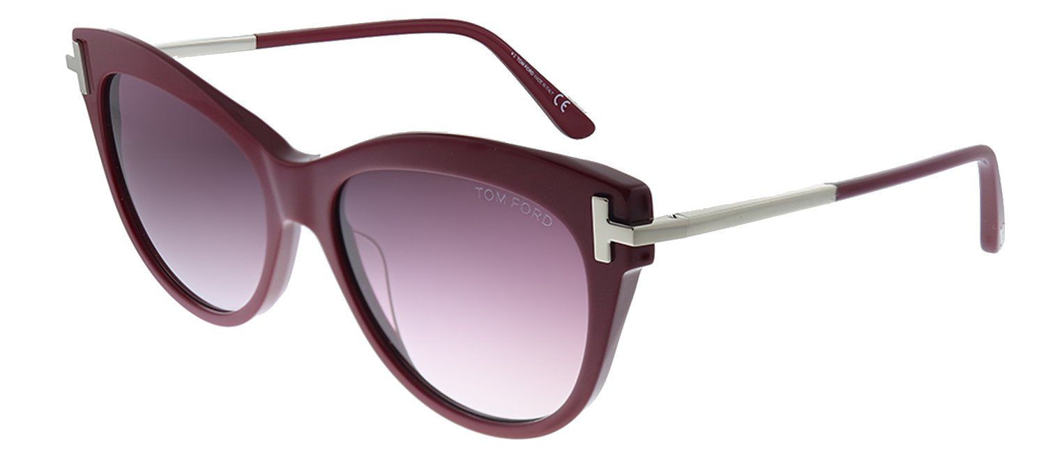 Tom Ford Kira TF 821 69T Cat-Eye Plastic Red Sunglasses with Red Gradient Lens sold by Gaffos product image thumbnail 2