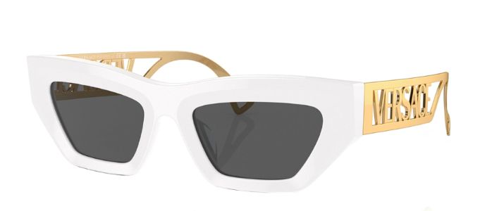 Versace VE 4432U 401/87 Fashion Plastic White Sunglasses with Grey Lens sold by Gaffos