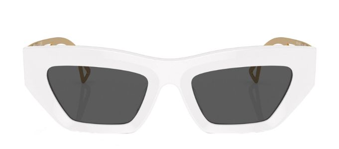 Versace VE 4432U 401/87 Fashion Plastic White Sunglasses with Grey Lens sold by Gaffos