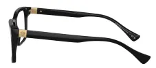 Versace VE 3328 GB1 Rectangle Plastic Black Eyeglasses with Logo Stamped Demo Lenses sold by Gaffos