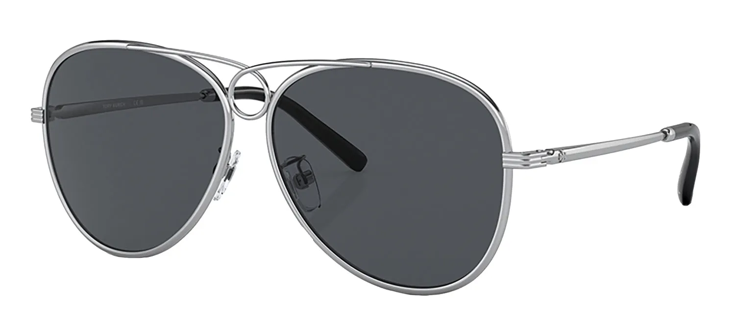 Tory Burch TY 6093 331187 Pilot Metal Silver Sunglasses with Gray Gradient Lens sold by Gaffos product image thumbnail 2