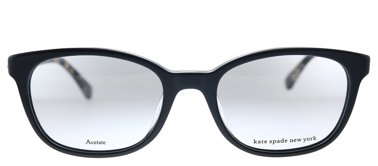 Kate Spade KS Luella 807 Rectangle Plastic Black Eyeglasses with Demo Lens sold by Gaffos