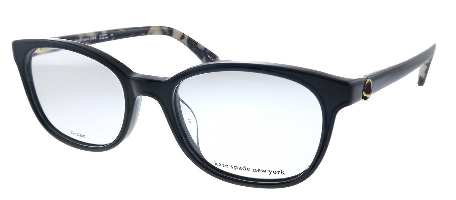 Kate Spade KS Luella 807 Rectangle Plastic Black Eyeglasses with Demo Lens sold by Gaffos product image thumbnail 2