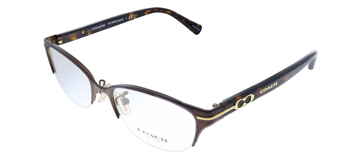 Coach HC 5058 9199 Oval Metal Havana Eyeglasses with Demo Lens sold by Gaffos product image thumbnail 2