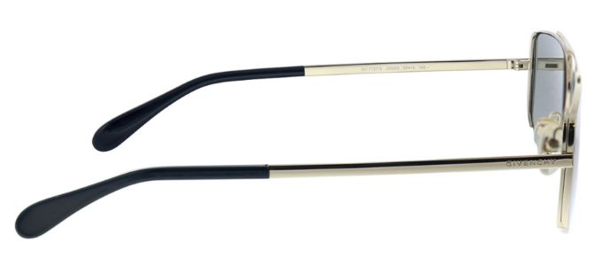 Givenchy GV 7127 J5G 9O Rectangle Metal Gold Sunglasses with Grey Gradient Lens sold by Gaffos