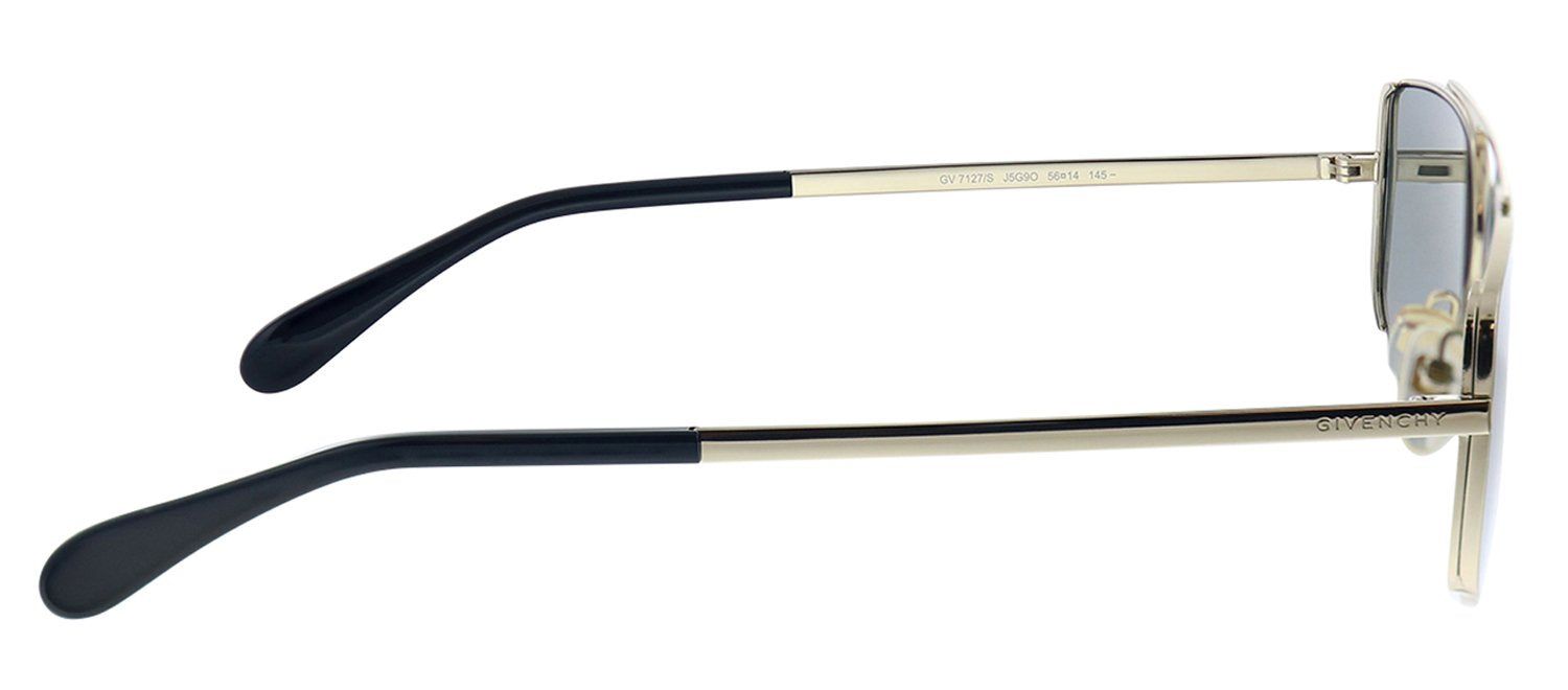 Givenchy GV 7127 J5G 9O Rectangle Metal Gold Sunglasses with Grey Gradient Lens sold by Gaffos product image thumbnail 3
