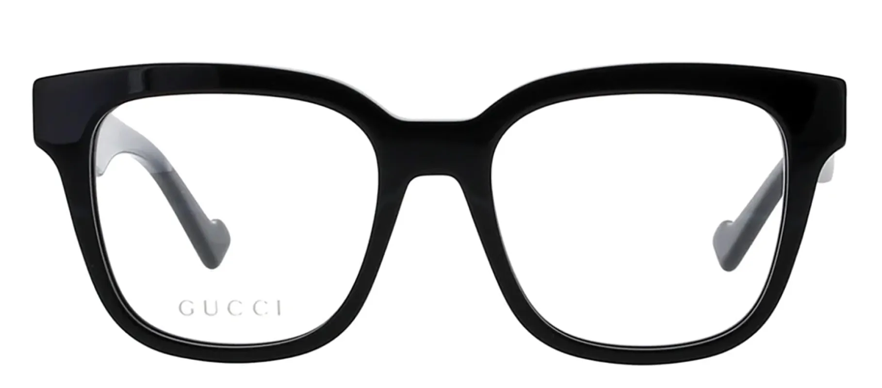 Gucci GG 0958O 004 Square Plastic Black Eyeglasses with Logo Stamped Demo Lenses sold by Gaffos