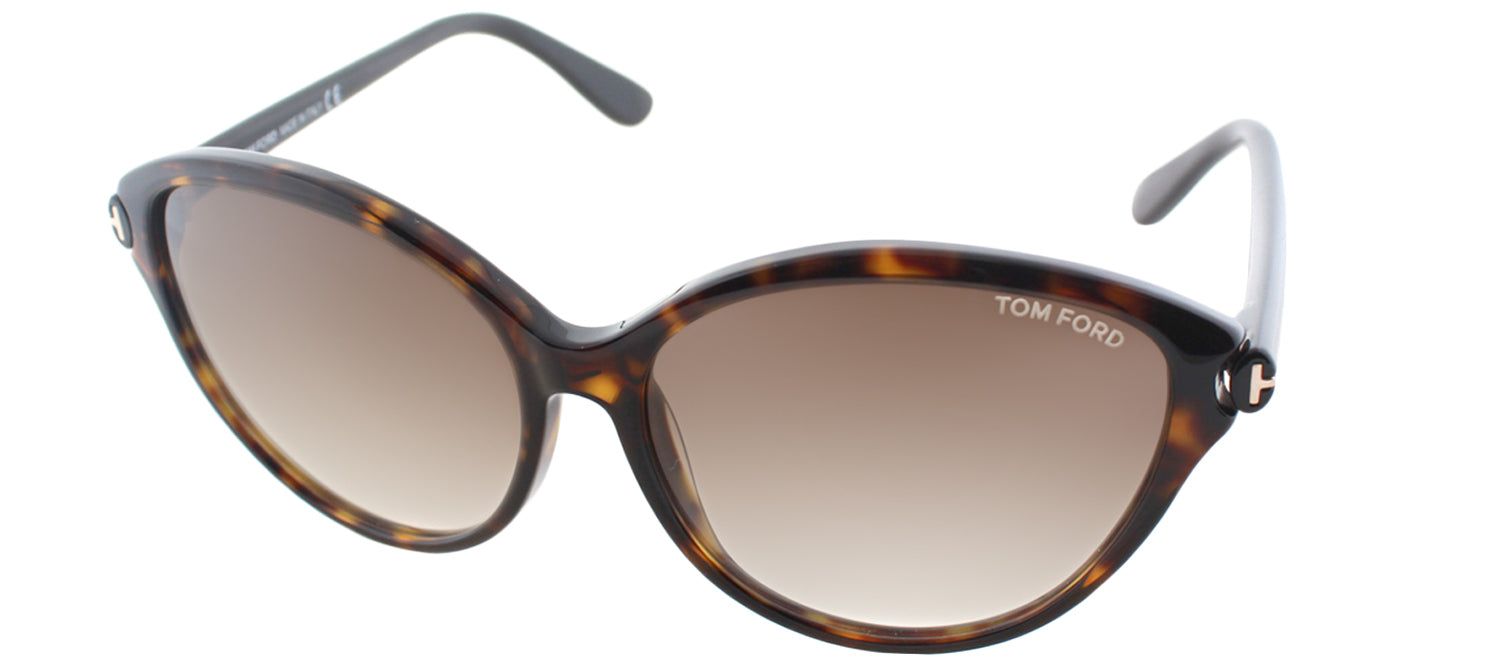 Tom Ford TF 342 56F Cat-Eye Plastic Brown Sunglasses with Brown Gradient Lens sold by Gaffos product image thumbnail 2