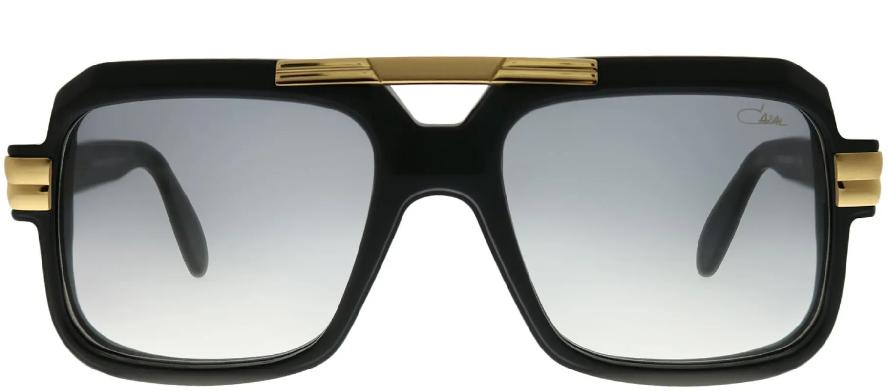 Cazal Cazal 663 011SG Square Plastic Black Sunglasses with Grey Gradient Lens sold by Gaffos