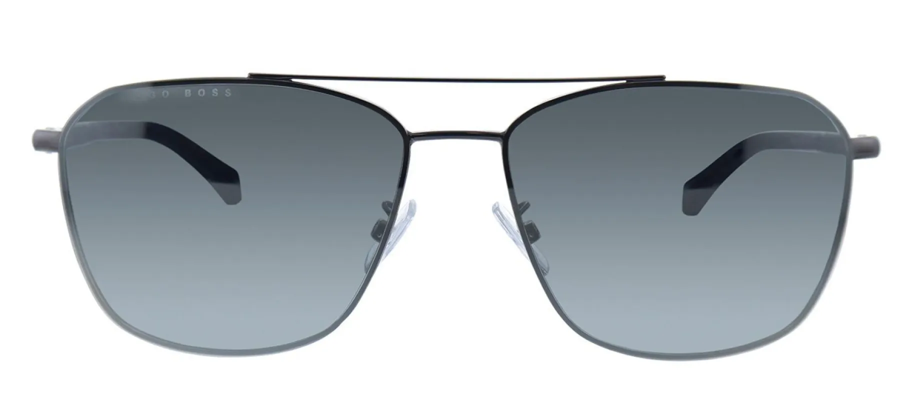 Hugo Boss BOSS 1103/F/S KJ1 Aviator Metal Ruthenium Sunglasses with Silver Mirror Lens made by Gaffos