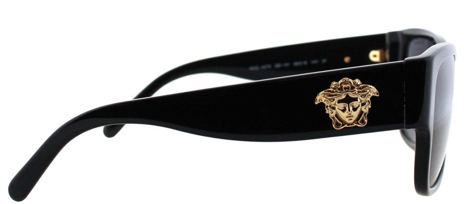 Versace VE 4275 GB1/81 Square Plastic Black Sunglasses with Grey Polarized Lens sold by Gaffos product image thumbnail 3