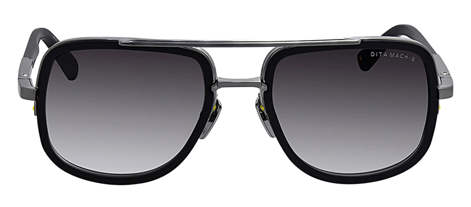 Dita MACH-S DT DTS412 A-02 Aviator Metal Silver Sunglasses with Grey Gradient Lens sold by Gaffos