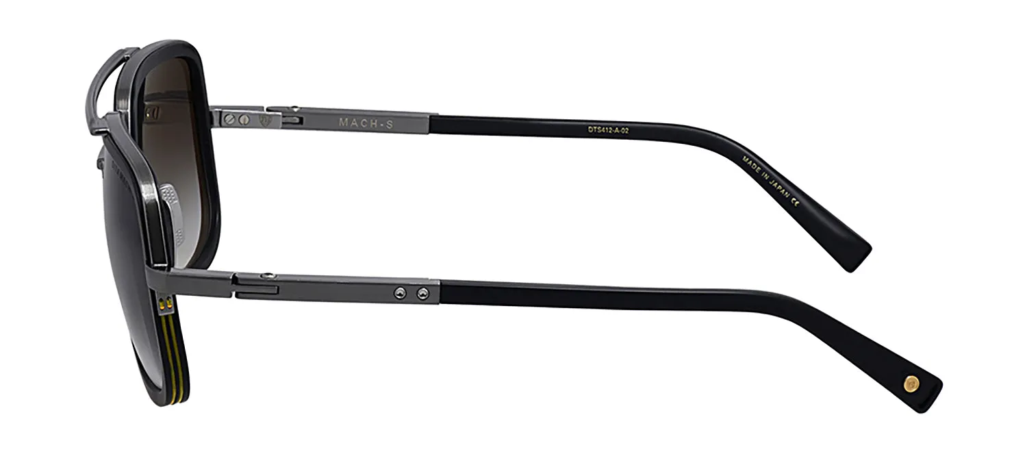 Dita MACH-S DT DTS412 A-02 Aviator Metal Silver Sunglasses with Grey Gradient Lens sold by Gaffos product image thumbnail 3