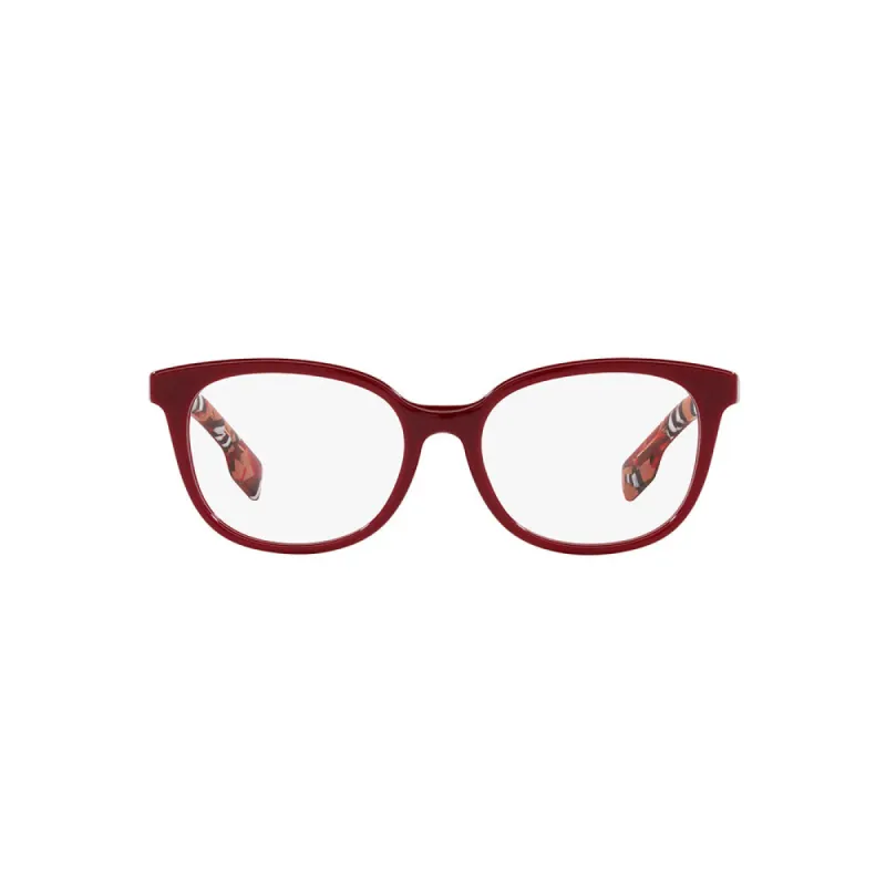 Burberry BE 2291 3742 Square Plastic Bordeaux Eyeglasses with Logo Stamped Demo Lenses sold by Gaffos
